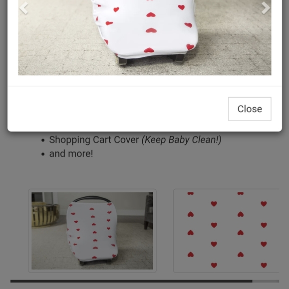 🔴NWT Baby couture canopy - Picture 4 of 4